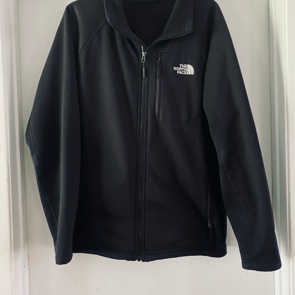 The North Face Black Lightweight Fleece-Lined Zip Jacket